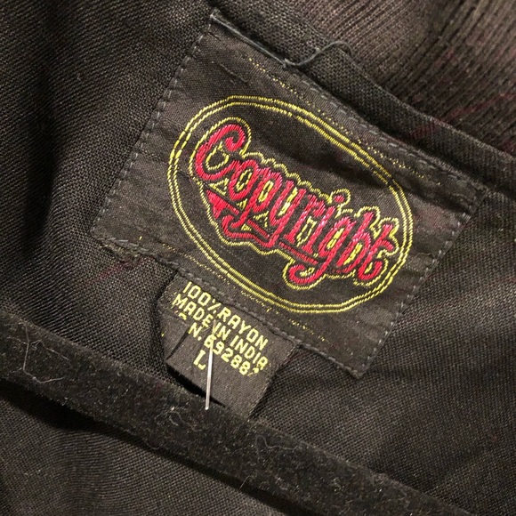 Fabulous Vintage 80s Zip Up Jacket Size L - Picture 4 of 6